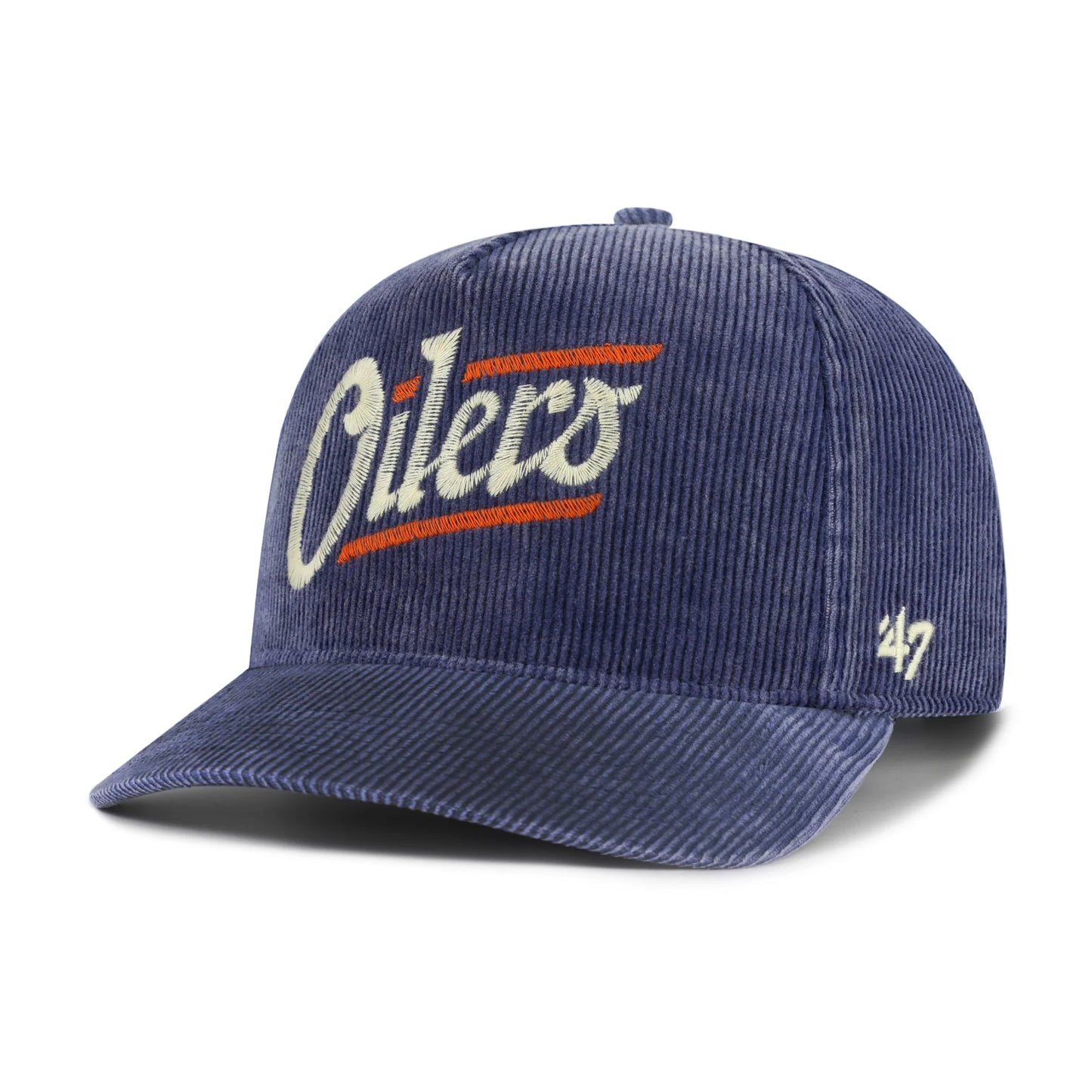 Edmonton Oilers 47' Brand Reclaim Hitch A-Frame Snap-Back Hat - Blue
