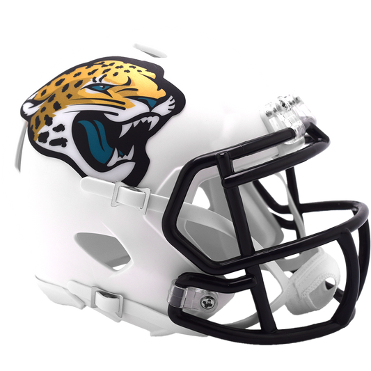 Jacksonville Jaguars NFL Riddell Alternate 2024 White Speed Mini Football Helmet