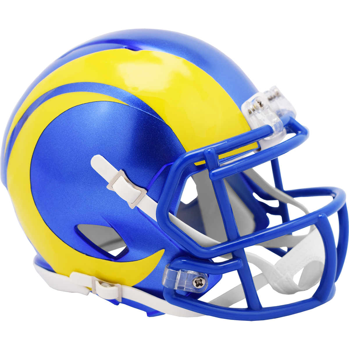 Los Angeles Rams NFL Riddell Blue Yellow Speed Mini Football Helmet