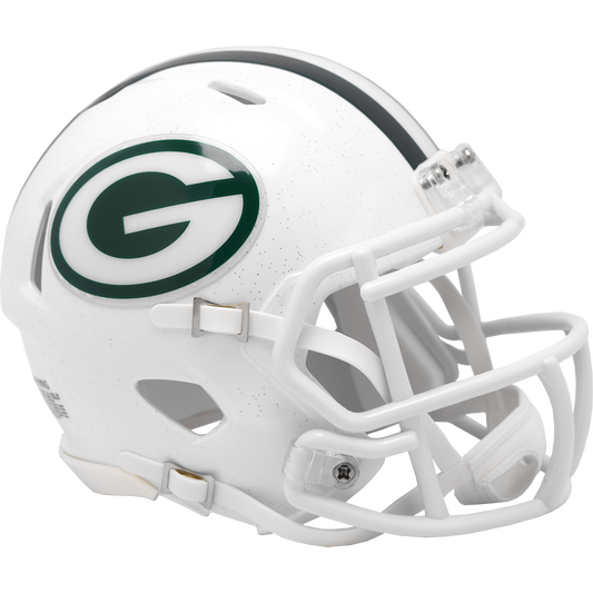 Green Bay Packers NFL Riddell Alternate 2024 White Speed Mini Football Helmet