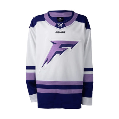Youth PWHL Minnesota Frost Bauer Replica Away Hockey Jersey