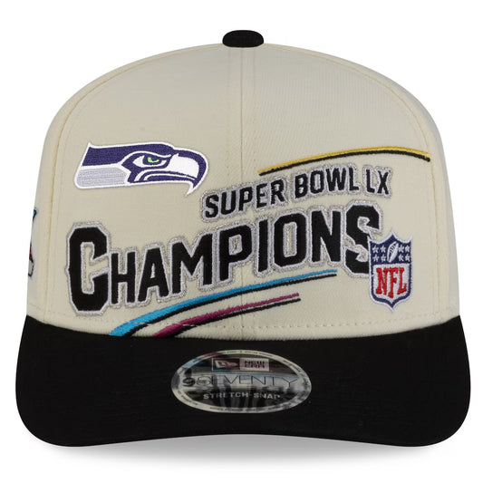 Seattle Seahawks New Era NFL Superbowl LX Champions Locker Room 9Seventy Adjustable Hat