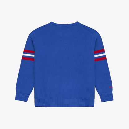 Buffalo Bills Mitchell & Ness Head Coach Sweater - Blue
