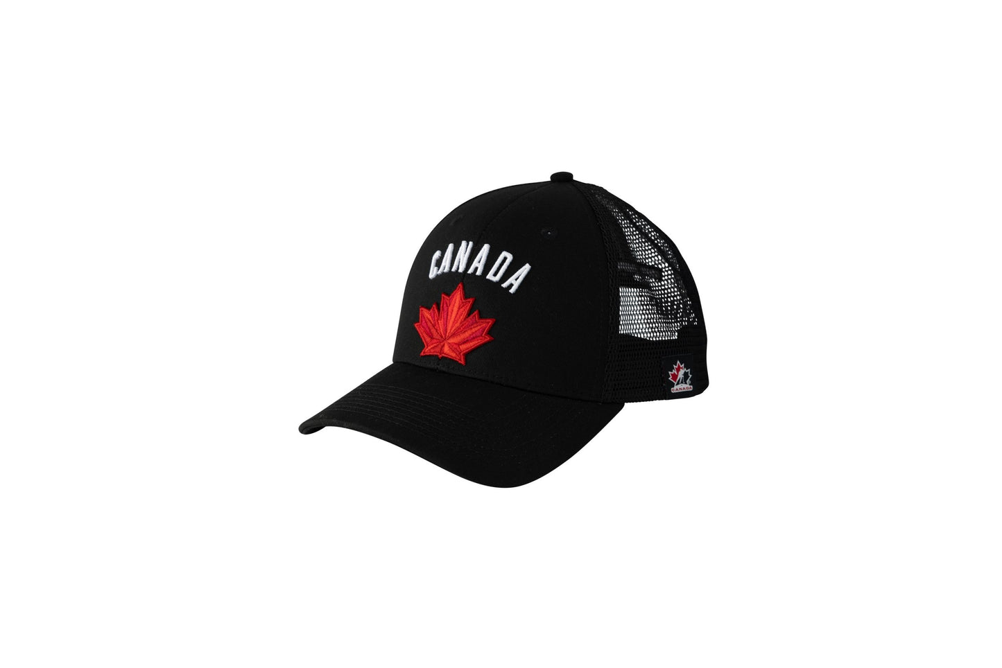 Team Canada Hockey Bauer Olympics Snapback Curved Hat - Black