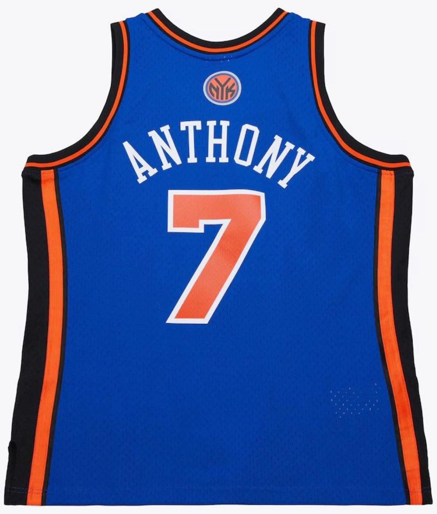 Carmelo Anthony #7 New York Knicks Mitchell & Ness 2010-11 Hardwood Classic Swingman Jersey