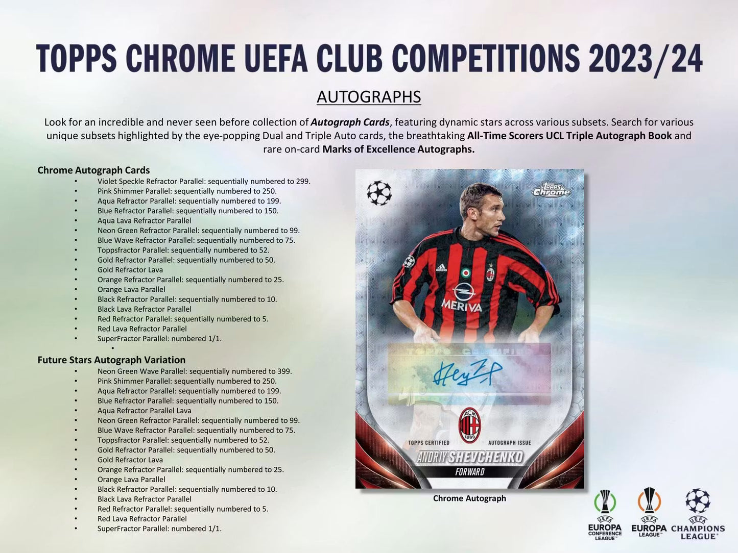 2023-24 Topps Chrome Collection UEFA Club Competitions Soccer Hobby Box