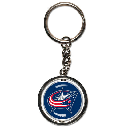 Columbus Blue Jackets Spinner Key Ring
