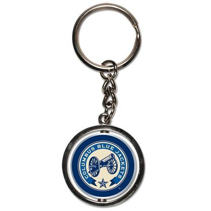 Columbus Blue Jackets Spinner Key Ring