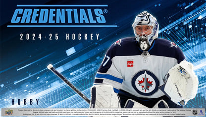 2024-25 Upper Deck Credentials Hockey Cards Hobby Box