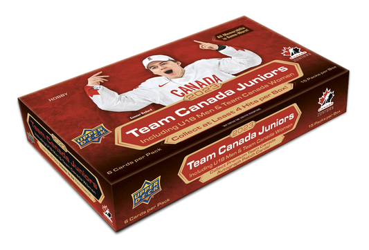 2023 UPPER DECK TEAM CANADA JUNIORS HOCKEY HOBBY BOX