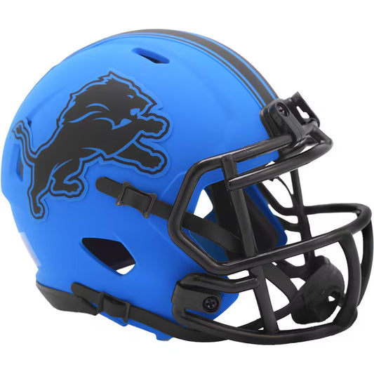 Detroit Lions RAVE Riddell NFL Speed Mini Football Helmet