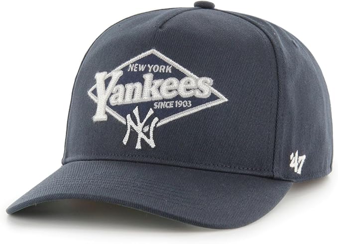New York Yankees Cooperstown Diamond 47' Brand Hitch Snap-Back Hat - Navy
