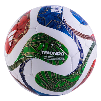 Adidas World Cup FIFA 2026 Trionda Pro Sala Soccer Ball- White/Blue/Green/Red