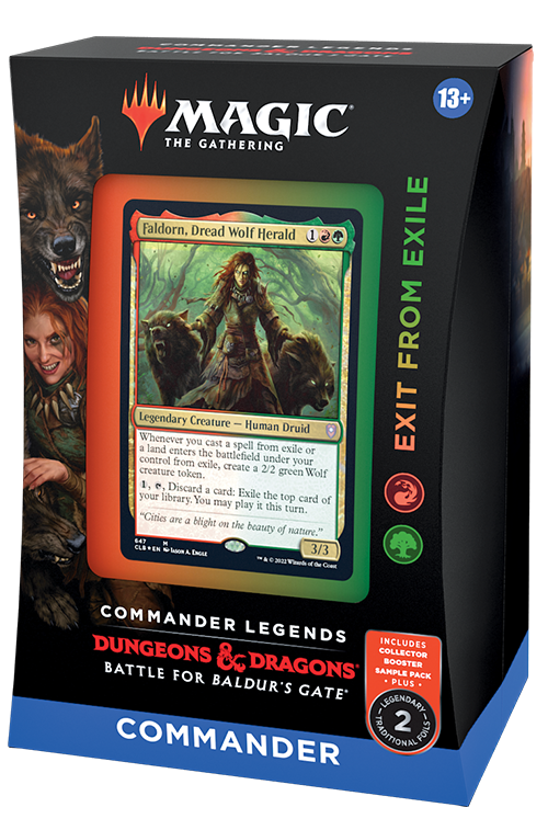 Magic the Gathering Dungeons and Dragons Commander Legends