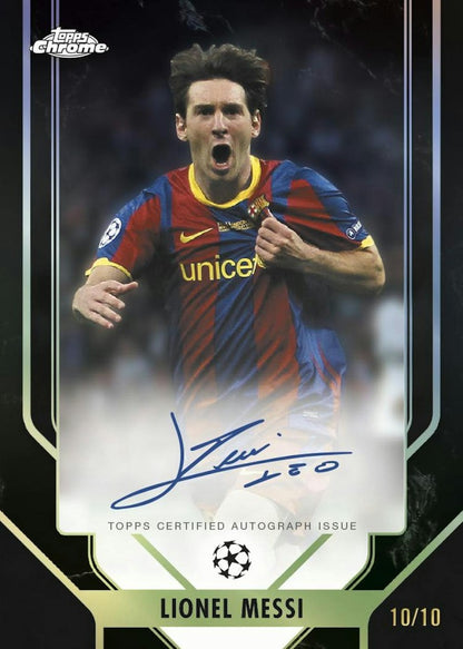 Topps Chrome 2025/26 UEFA Club Competitions Official Trading Cards - 4 Card per pack