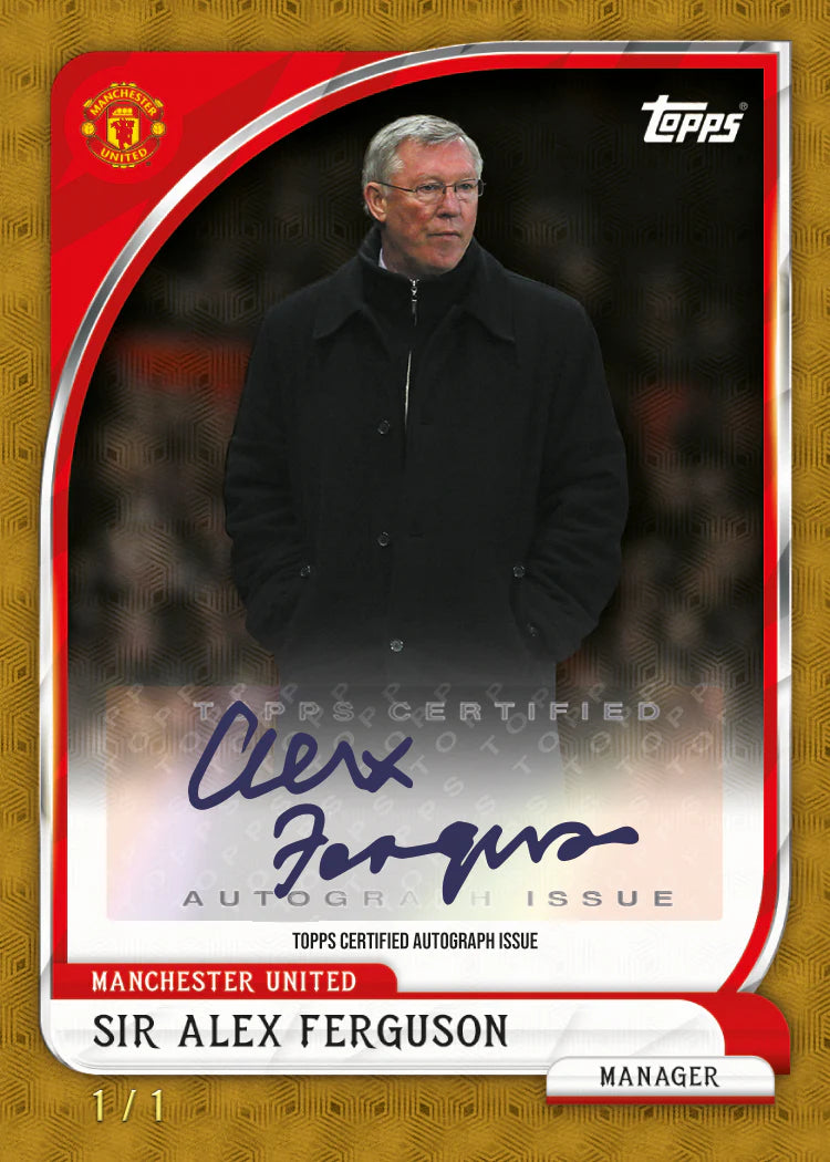 2026 TOPPS Manchester United Premium Trading Cards Collecter Tin