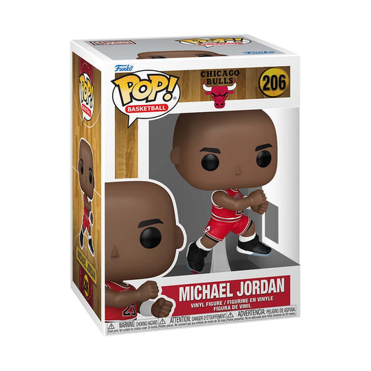NBA POP! Funko Basketball Chicago Bulls Micheal Jordan Bald Hardwood Classics Vinyl Figure #206