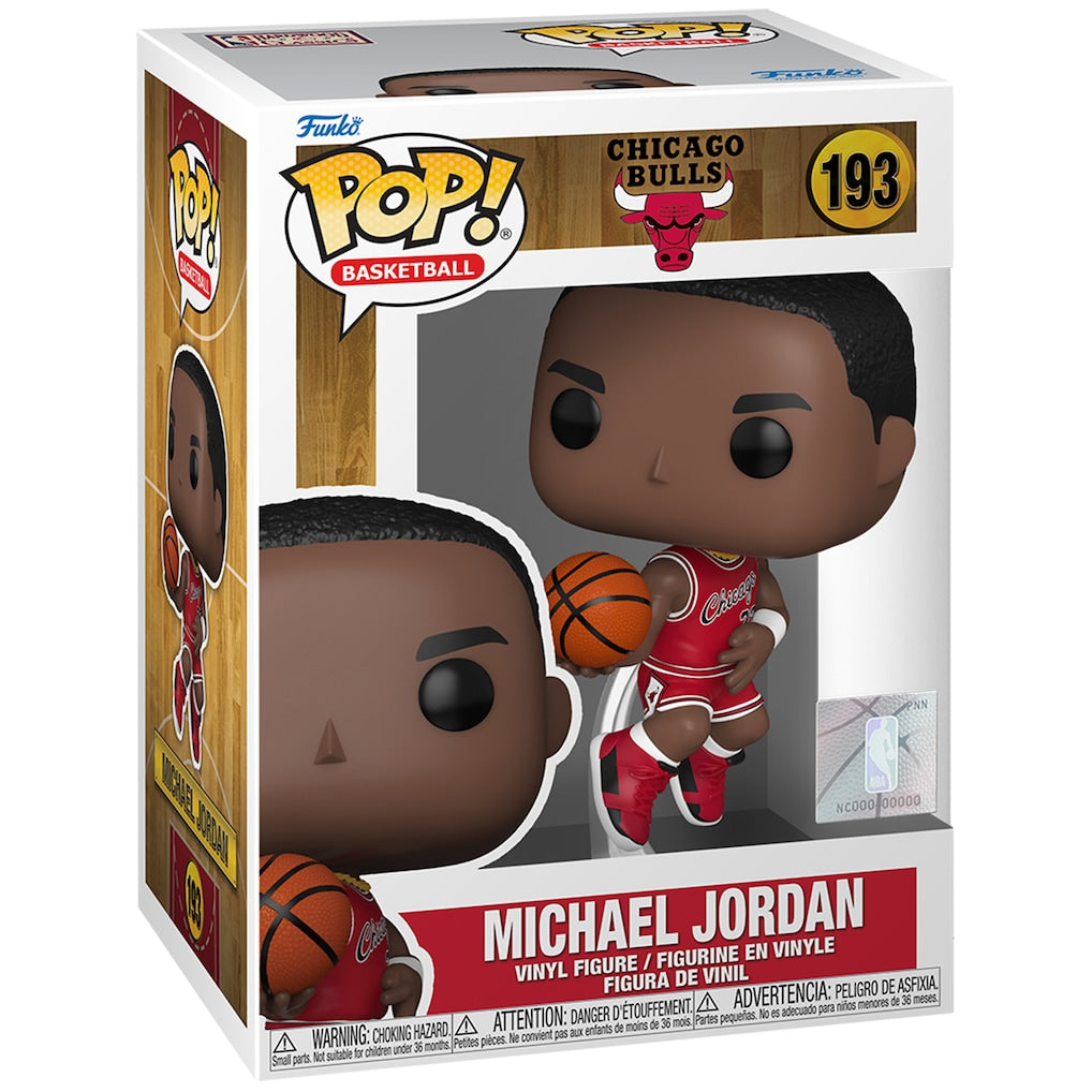 NBA POP! Funko Basketball Chicago Bulls Micheal Jordan Rookie Season Hardwood Classics Vinyl Figure #193