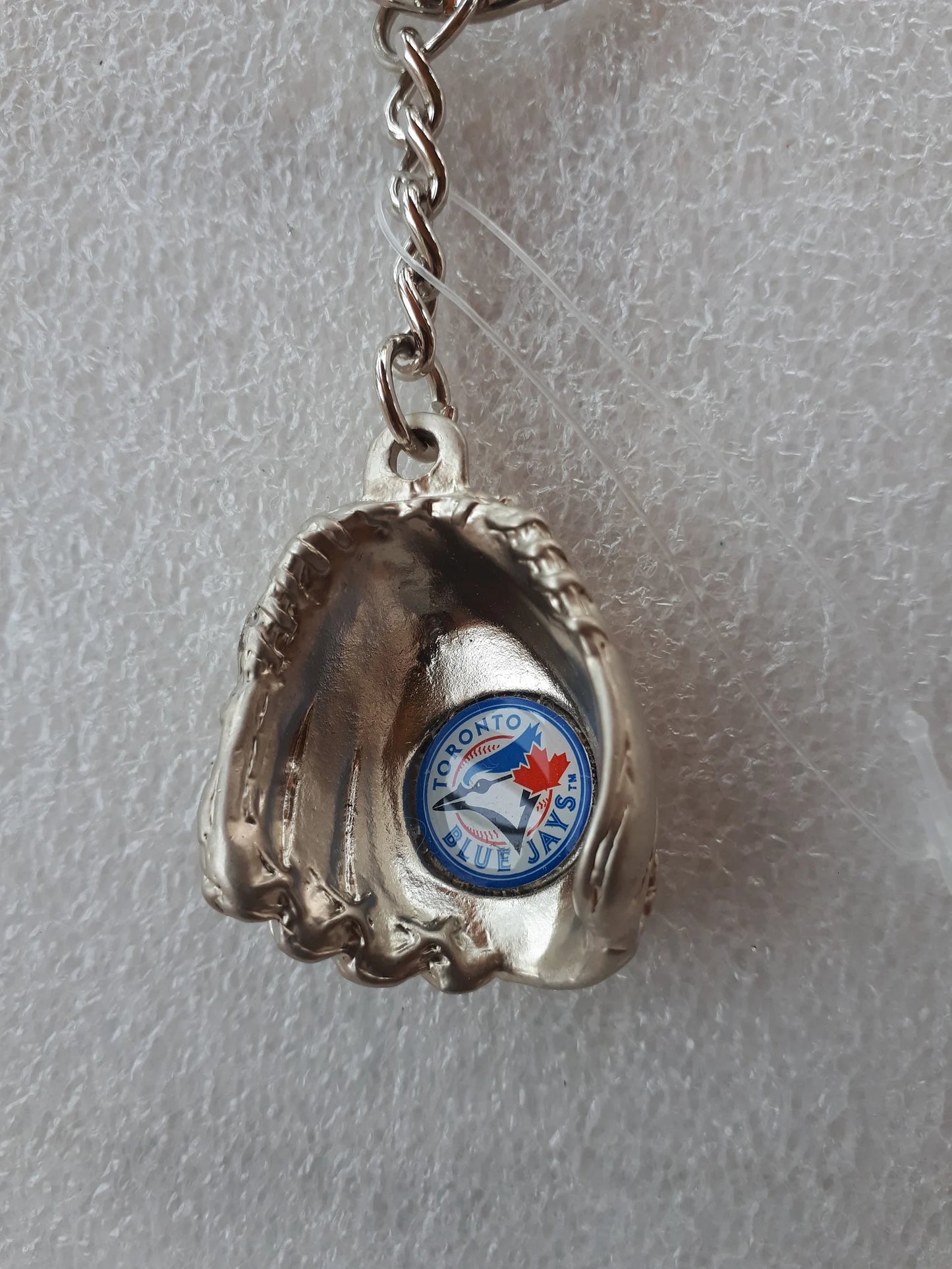 Toronto blue jays baseball glove key chain