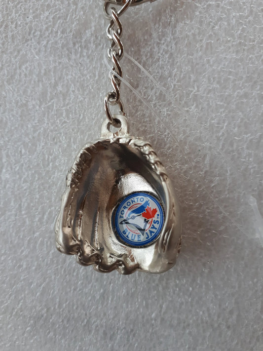 Toronto blue jays baseball glove key chain