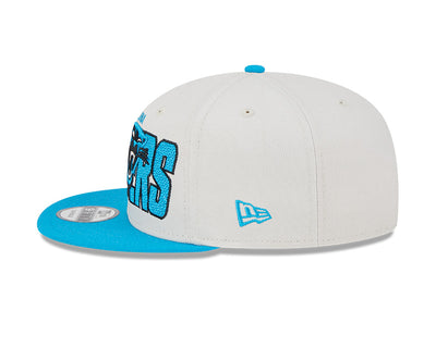Carolina Panthers New Era 2023 NFL Draft 9FIFTY Snapback Adjustable Hat - Stone/Blue - Pro League Sports Collectibles Inc.