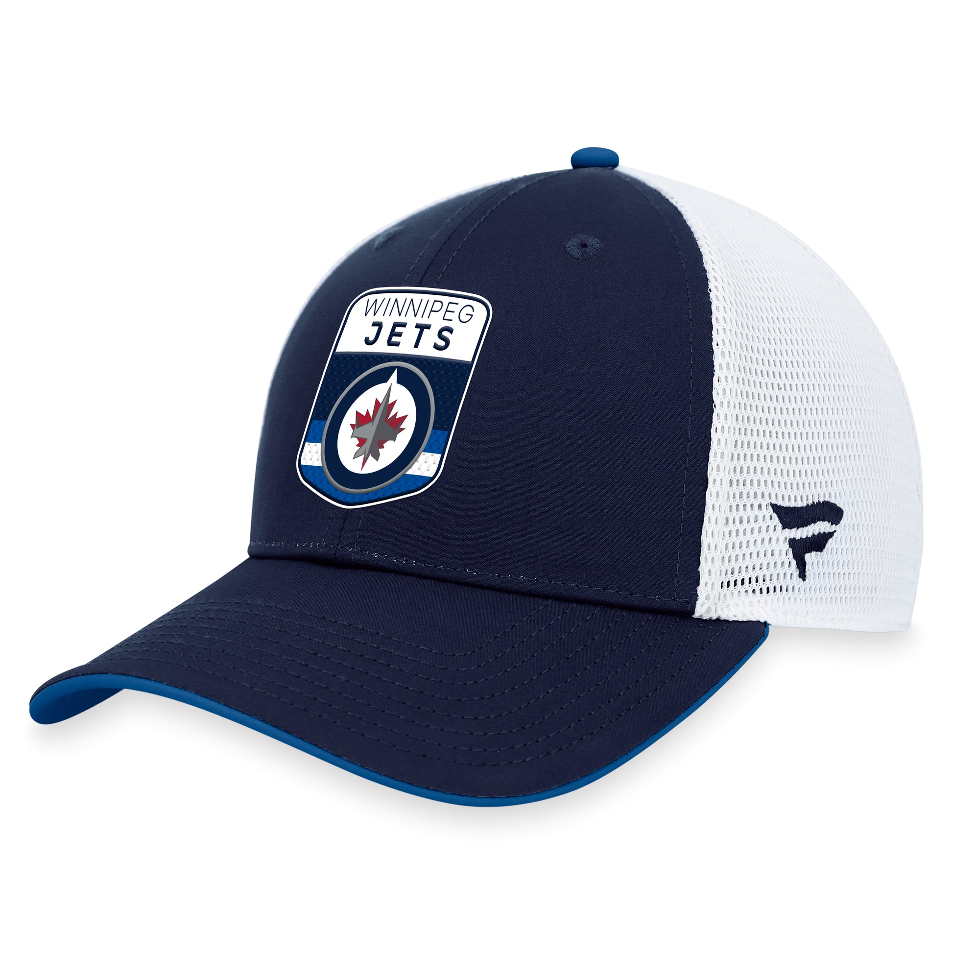 Winnipeg Jets Fanatics Branded Blue 2023 NHL Draft On Stage Trucker Adjustable Hat - Pro League Sports Collectibles Inc.