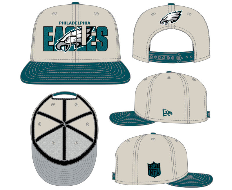 Philadelphia Eagles Stone/Midnight Green 2023 NFL Draft 39THIRTY