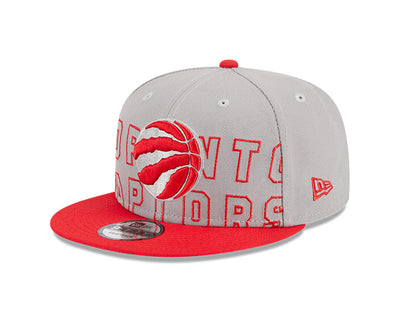 Toronto Raptors New Era 2023 NBA Draft 9Fifty Hat - Grey/Red - Pro League Sports Collectibles Inc.