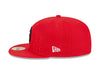 Toronto Raptors 2023 Official NBA Draft Edition 59FIFTY New Era - Fitted Hat - Red - Pro League Sports Collectibles Inc.