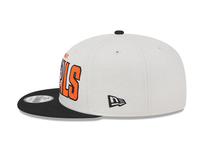 Cincinnati Bengals New Era 2023 NFL Draft 9FIFTY Snapback Adjustable Hat - Stone/Orange - Pro League Sports Collectibles Inc.