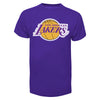 Los Angeles Lakers Big Fan Logo Purple 47 Brand T-Shirt - Pro League Sports Collectibles Inc.