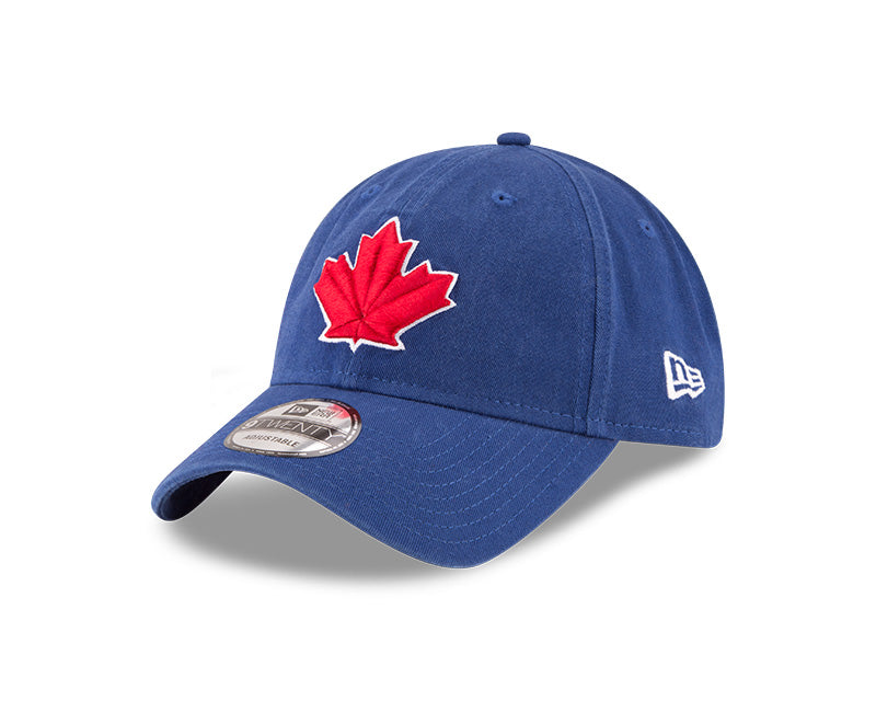 Toronto Blue Jays New Era Alternate Blue/Red Leaf Replica Core Classic - 9TWENTY Adjustable Hat - Pro League Sports Collectibles Inc.