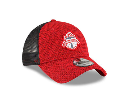 Toronto FC MLS New Era Red Kick Off 9TWENTY Trucker - Snapback Hat - Pro League Sports Collectibles Inc.