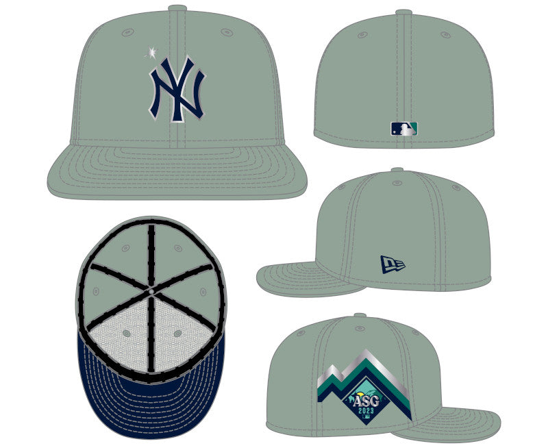 New York Yankees Authentic Collection All Star Game 2023 With Patch New Era 59FIFTY Fitted Hat - Pro League Sports Collectibles Inc.