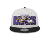 Baltimore Ravens New Era 2023 NFL Draft 9FIFTY Snapback Adjustable Hat - Stone/Purple - Pro League Sports Collectibles Inc.