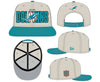 Miami Dolphins New Era 2023 NFL Draft 9FIFTY Snapback Adjustable Hat - Stone/Aqua - Pro League Sports Collectibles Inc.