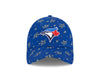 Child Toronto Blue Jays Floral Bloom Royal 9Twenty Adjustable New Era Hat - Pro League Sports Collectibles Inc.