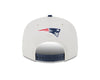 New England Patriots New Era 2023 NFL Draft 9FIFTY Snapback Adjustable Hat - Stone/Navy - Pro League Sports Collectibles Inc.