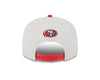San Francisco 49ers New Era 2023 NFL Draft 9FIFTY Snapback Adjustable Hat - Stone/Scarlet - Pro League Sports Collectibles Inc.