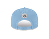 Toronto Argonauts CFL Sideline 2023 New Era 9FIFTY Snapback Hat - Baby Blue - Pro League Sports Collectibles Inc.