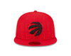 Toronto Raptors 2023 Official NBA Draft Edition 59FIFTY New Era - Fitted Hat - Red - Pro League Sports Collectibles Inc.