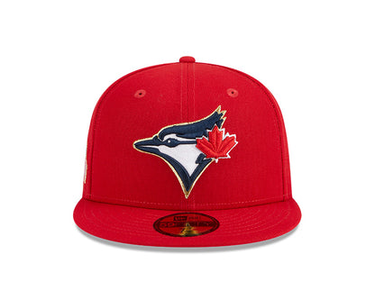 Toronto Blue Jays 4th of July 2023 On-Field New Era 59FIFTY Fitted Hat - Pro League Sports Collectibles Inc.