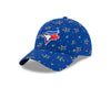 Child Toronto Blue Jays Floral Bloom Royal 9Twenty Adjustable New Era Hat - Pro League Sports Collectibles Inc.