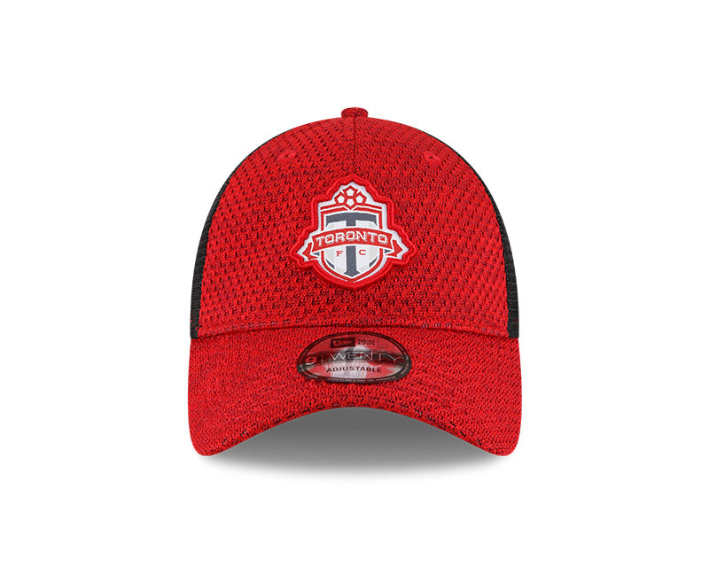 Toronto FC MLS New Era Red Kick Off 9TWENTY Trucker - Snapback Hat - Pro League Sports Collectibles Inc.