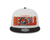 Cincinnati Bengals New Era 2023 NFL Draft 9FIFTY Snapback Adjustable Hat - Stone/Orange - Pro League Sports Collectibles Inc.