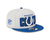 Indianapolis Colts New Era 2023 NFL Draft 9FIFTY Snapback Adjustable Hat - Stone/Blue - Pro League Sports Collectibles Inc.