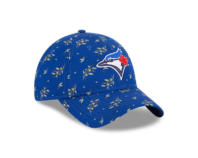 Child Toronto Blue Jays Floral Bloom Royal 9Twenty Adjustable New Era Hat - Pro League Sports Collectibles Inc.
