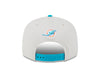 Miami Dolphins New Era 2023 NFL Draft 9FIFTY Snapback Adjustable Hat - Stone/Aqua - Pro League Sports Collectibles Inc.