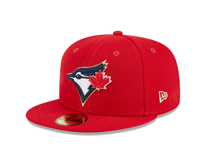 Toronto Blue Jays 4th of July 2023 On-Field New Era 59FIFTY Fitted Hat - Pro League Sports Collectibles Inc.