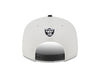 Las Vegas Raiders New Era 2023 NFL Draft 9FIFTY Snapback Adjustable Hat - Stone/Black - Pro League Sports Collectibles Inc.